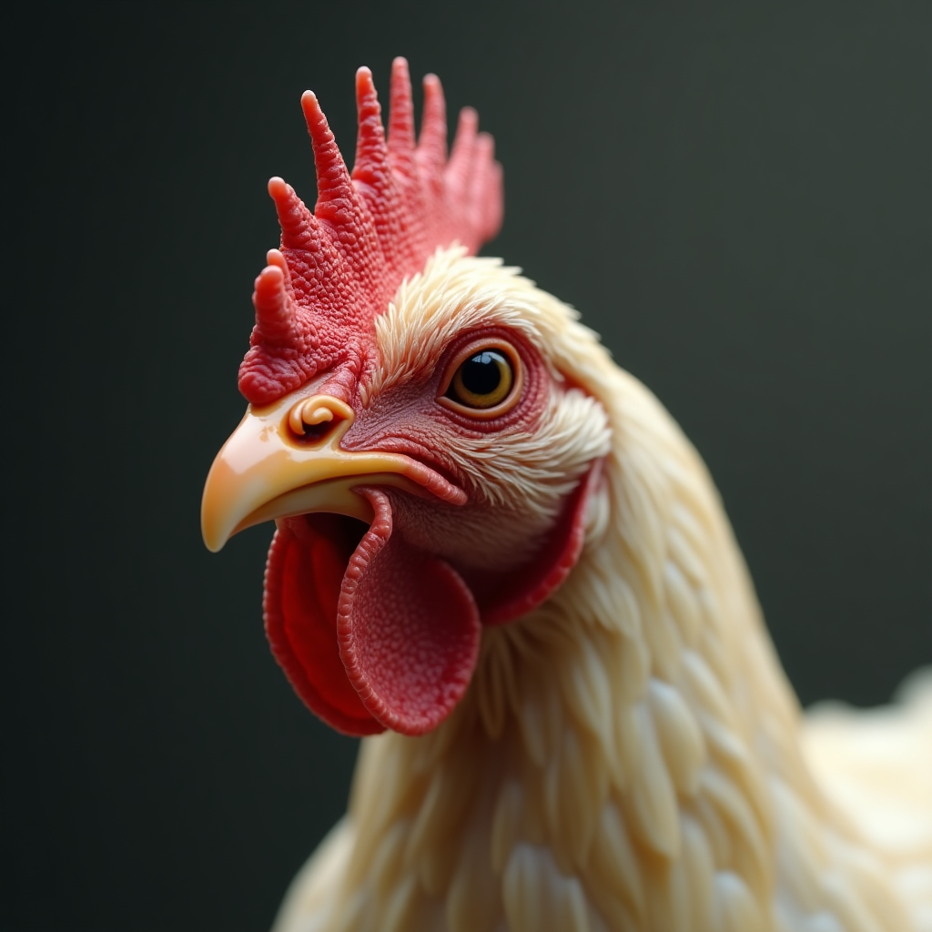 Chickens displaying natural behaviors